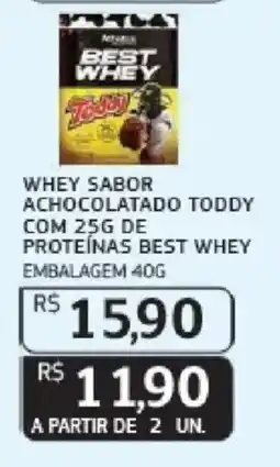 Assaí Atacadista whey sabor achocolatado toddy oferta