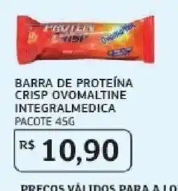 Assaí Atacadista Barra de proteína crisp ovomaltine integralmedica oferta