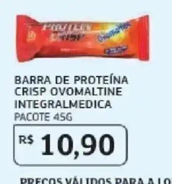 Assaí Atacadista Barra de proteína crisp ovomaltine integralmedica oferta
