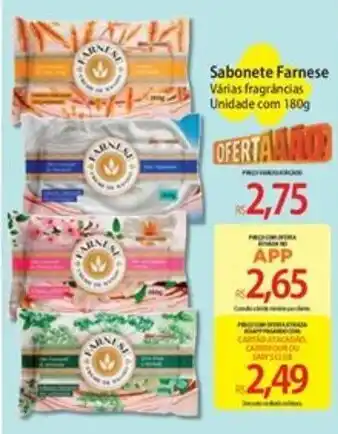 Atacadão Sabonete Farnese oferta