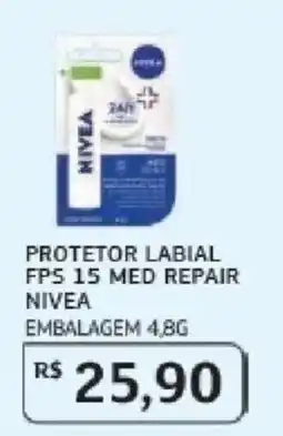 Assaí Atacadista protetor labial fps 15 med repair nivea oferta