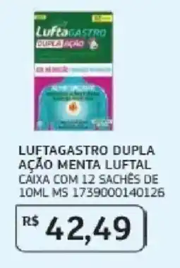 Assaí Atacadista Luftagastro dupla ação menta luftal oferta