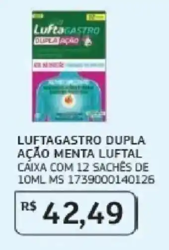 Assaí Atacadista Luftagastro dupla ação menta luftal oferta