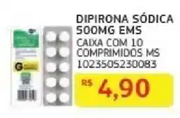 Assaí Atacadista dipirona sódica 500mg ems oferta