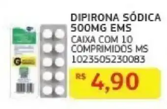 Assaí Atacadista dipirona sódica 500mg ems oferta