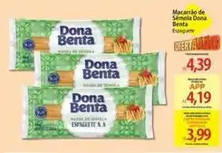 Atacadão Dona benta - macarrão de sêmola oferta