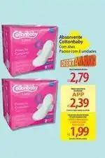 Atacadão Cottonbaby - absorvente cottonbaby oferta
