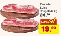 Supermercados São Vicente Panceta Suína Congelada oferta