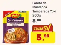 Supermercados São Vicente Farofa de Mandioca Temperada Yoki oferta