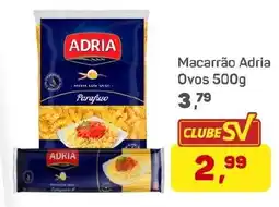 Supermercados São Vicente Macarrão Adria Ovos oferta