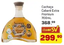 Supermercados São Vicente Cachaça Cabaré Extra Premium oferta