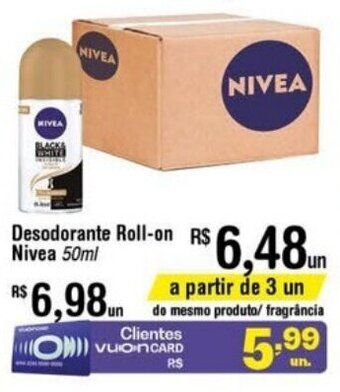 Fort Atacadista Desodorante Roll-on Nivea 50ml oferta