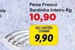 Chama Supermercados Peixe fresco sardinha inteiro kg oferta