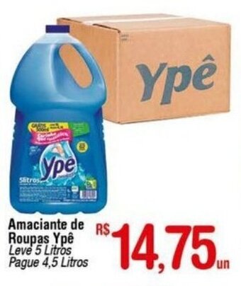 Fort Atacadista Amaciante de roupas Ype Leve 5L Pague 4.5L oferta