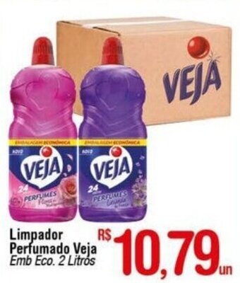 Fort Atacadista Limpador perfumado Veja 2L oferta