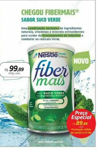 Drogal Fiber mais nestle 200g oferta