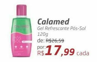 Drogal Calamed gel refrescante pós-sol 120g oferta