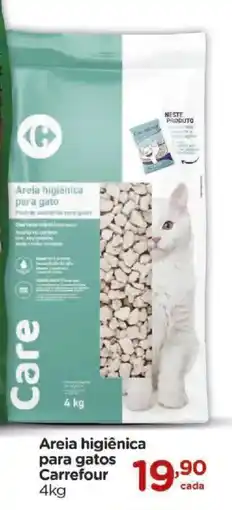 Carrefour Areia higiênica para gatos Carrefour oferta