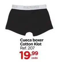 Carrefour Cueca boxer cotton klot oferta