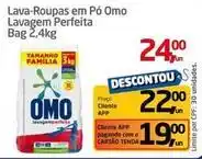 Tenda Atacado Omo - lava-roupas em pó lavagem perfeita oferta