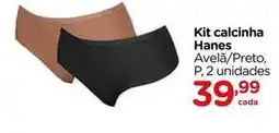 Carrefour Hanes - kit calcinha oferta