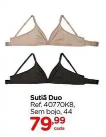 Carrefour Sutiã duo oferta