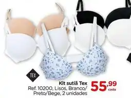 Carrefour Tex - kit sutiã oferta