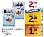 Tenda Atacado Italac - creme de leite leve oferta