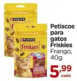 Carrefour Petiscos para gatos Friskies Frango oferta