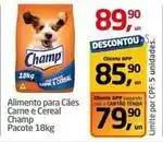 Tenda Atacado Champ - alimento para cães carne e cereal oferta