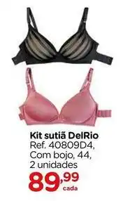 Carrefour Delrio - kit sutiã oferta