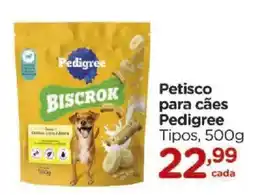 Carrefour Petisco para cães Pedigree Tipos oferta