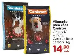 Carrefour Alimento para cães Canister Original/Filhote oferta