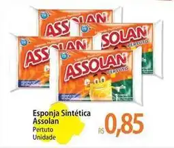 Atacadão Assolan - esponja sintetica oferta