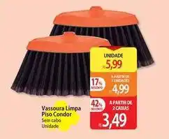 Atacadão Condor - vassoura limpa piso oferta