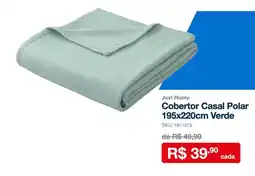 Sodimac Cobertor casal polar verde oferta