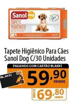 Akki Atacadista Tapete higiênico para cães sanol dog c/30 unidades oferta