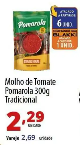 Akki Atacadista molho de tomate pomarola tradicional oferta