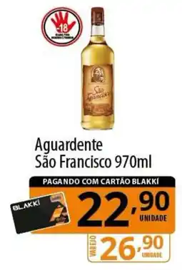 Akki Atacadista Aguardente São Francisco oferta