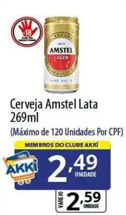 Akki Atacadista Cerveja Amstel Lata oferta