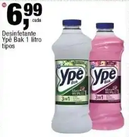 Frangolândia Desinfetante Ypê Bak 1 litro tipos oferta