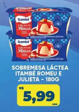Tatico sobremesa láctea itambé romeu e julie oferta