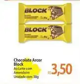 Atacadão De amendoim - chocolate arcor block oferta