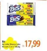 Atacadão Bis - ao leite/ branco laka oferta