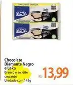 Atacadão Lacta - chocolate diamante negro e laka oferta