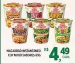 DB Supermercados Sabores - macarrão instantâneo cup nood sabores oferta