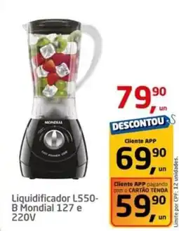 Tenda Atacado Mondial - liquidificador l550- b oferta