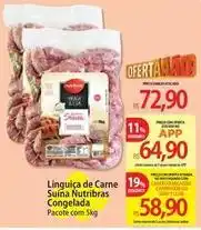 Atacadão 19 - linguiça de carne suina nutribras congelada oferta