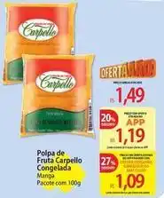 Atacadão Pacote - polpa de fruta carpello congelada oferta