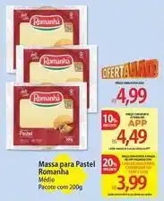 Atacadão Romanha - massa para pastel romanha oferta